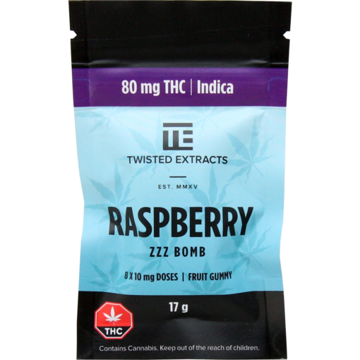 Raspberry THC Indica Gummies